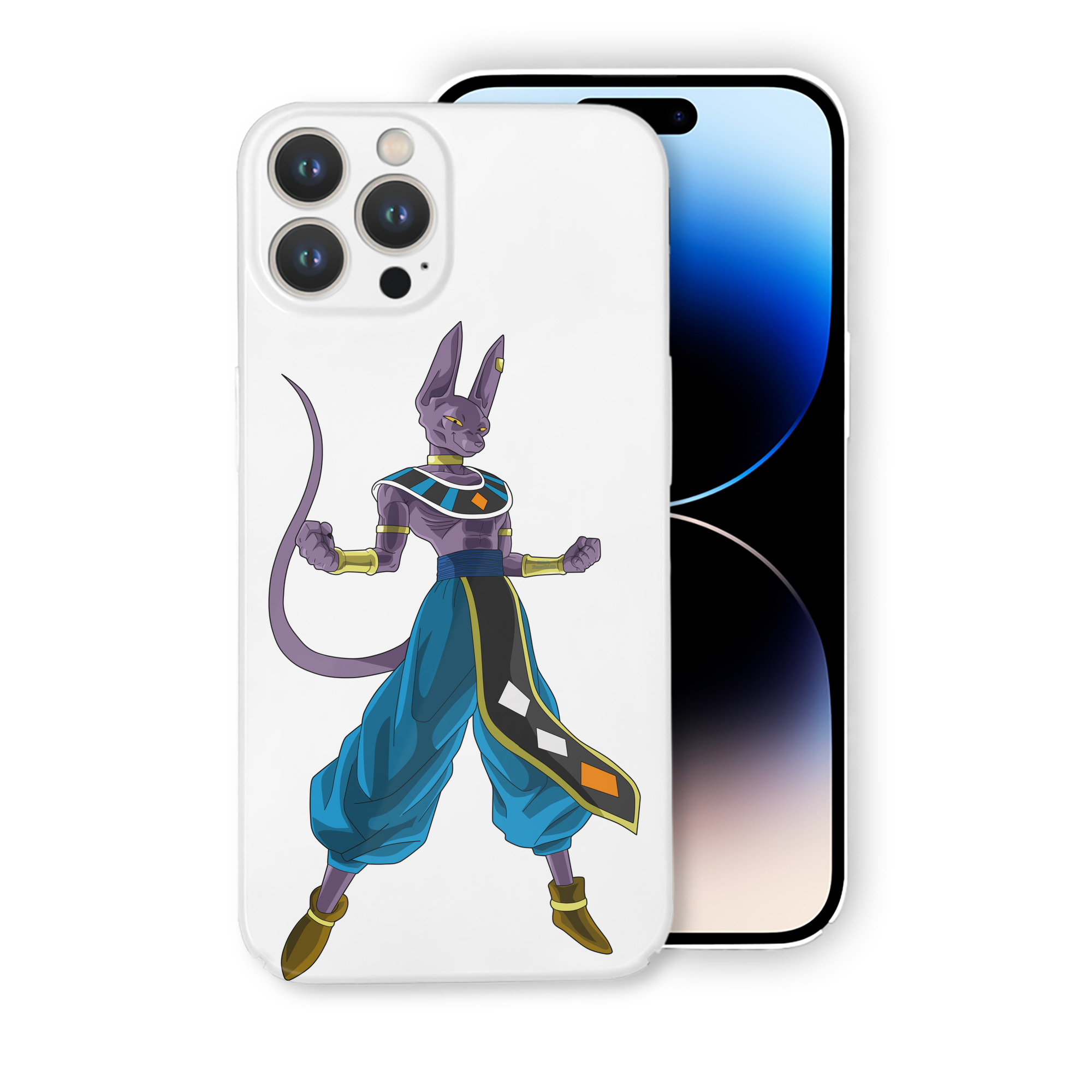 （画像用） ドラゴンボール ビルス 破壊神ビルス DRAGON BALL Beerus Birusu 【iPhone 14シリーズ対応】ハードケース